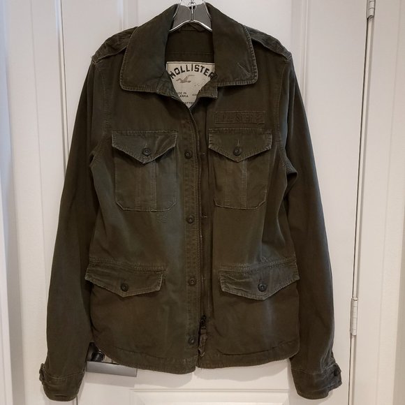 HOLLISTER Army Jacket Size M - Picture 1 of 13